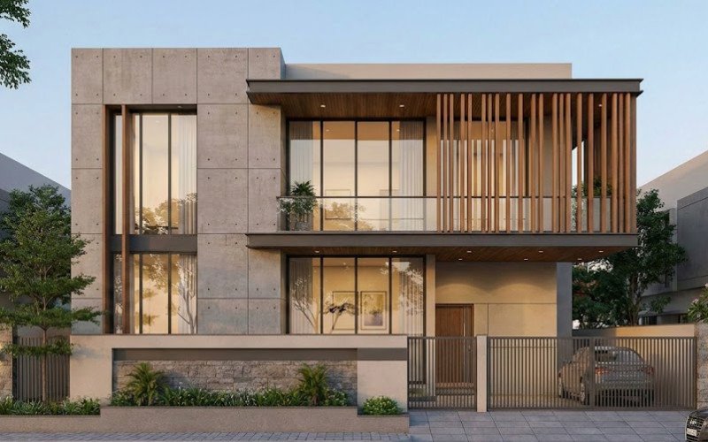 Front Elevation 3D Designs for 20x40 & 30x50 House Plans